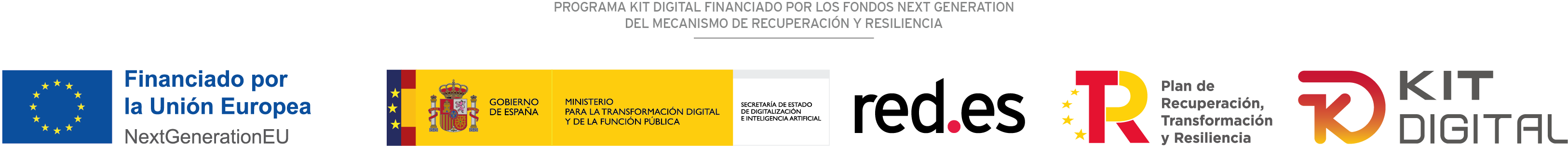 logotipos plan de Resilencia y digitalización